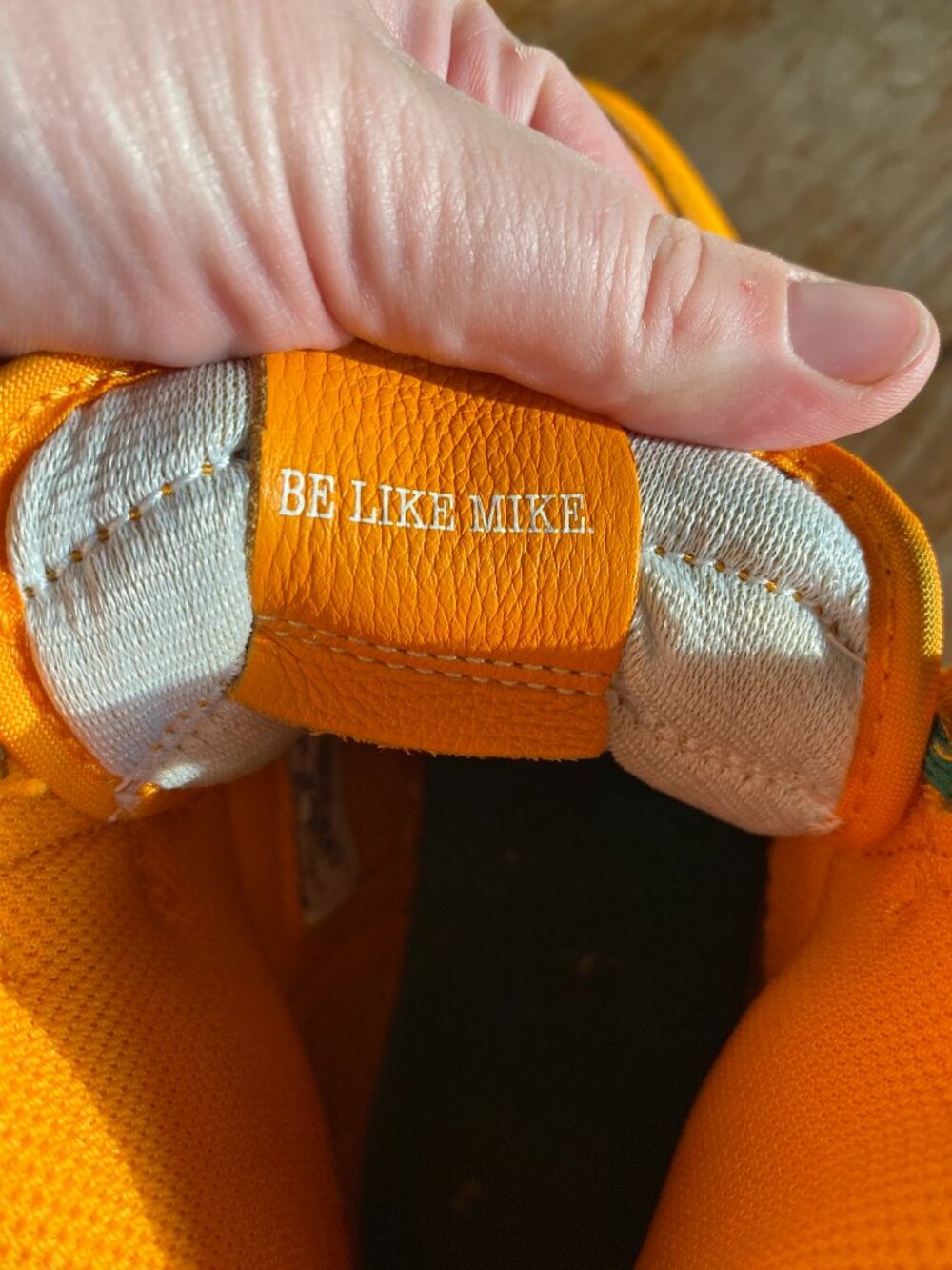 Nike Air Jordan Orange Peel Gatorade Shoes Rare Vintage Womens Sz 9 Mens Sz 7 - Picture 7 of 8